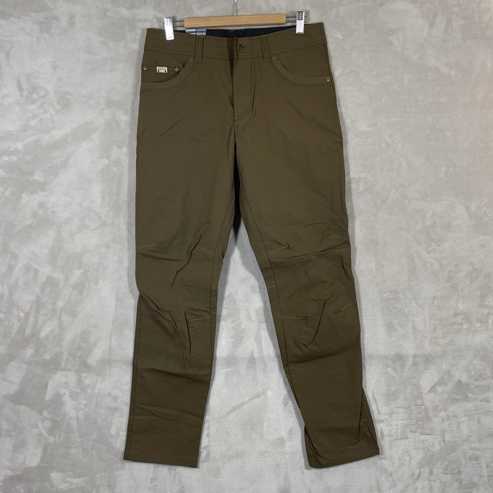 NWT Kuhl Revolvr Rogue Men's Pants 32x34 Tapered Fit Hiking Work Style 5124